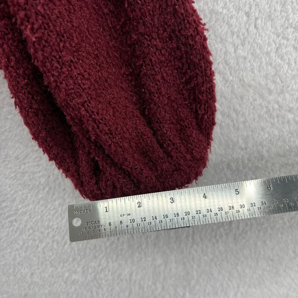 A New Day Sweater Womens Large Red Pullover Top Long Sleeve Chunky‎ Knit